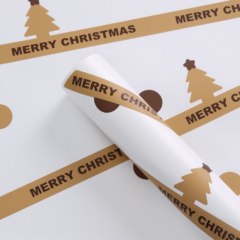 Bouquet & gift wrapping paper "Christmas" 20pcs