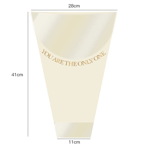 Conic mini bouquet wrapping paper 10pcs