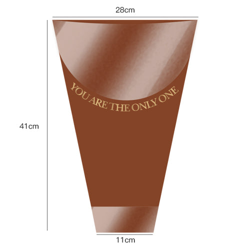 Conic mini bouquet wrapping paper 10pcs