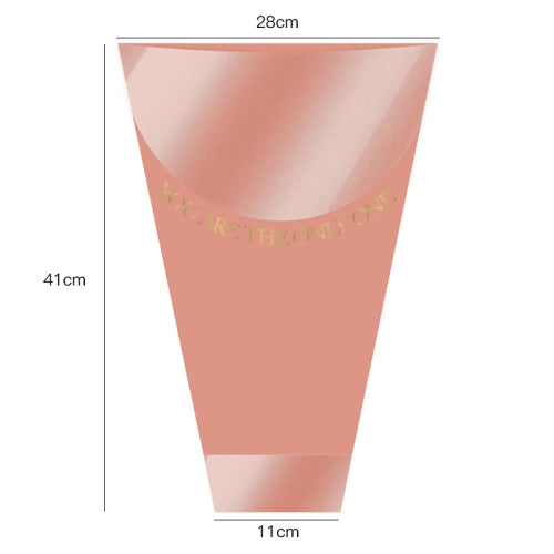 Conic mini bouquet wrapping paper 10pcs