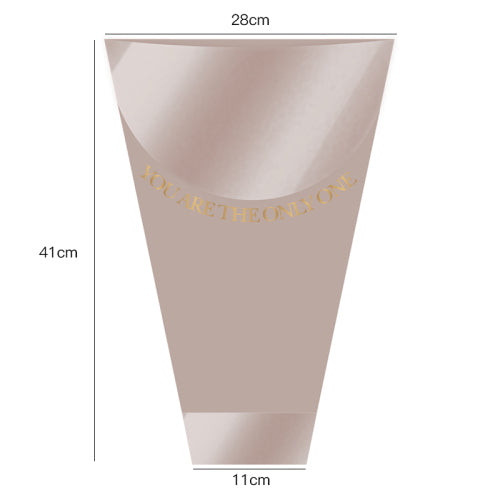 Conic mini bouquet wrapping paper 10pcs