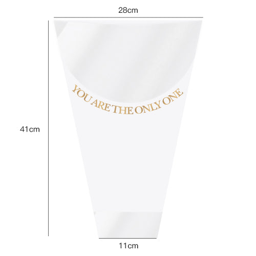 Conic mini bouquet wrapping paper 10pcs