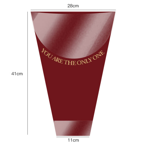 Conic mini bouquet wrapping paper 10pcs