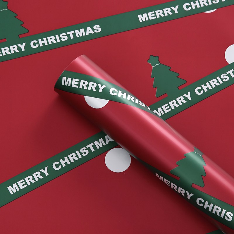 Bouquet & gift wrapping paper "Christmas" 20pcs