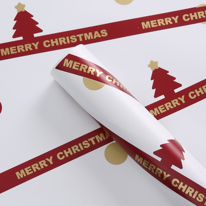 Bouquet & gift wrapping paper "Christmas" 20pcs