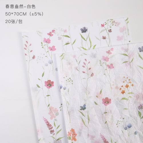 Tissue paper "Wildflowers" 20pcs