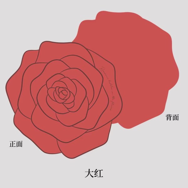 Bouquet wrapping paper "Rose Shape" 10pcs