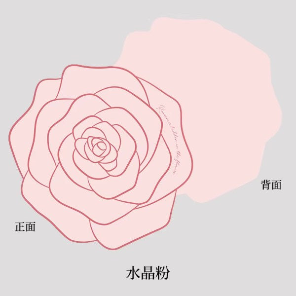 Bouquet wrapping paper "Rose Shape" 10pcs